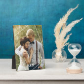 Trendy Monogram Fotoplaat (Zijkant)