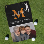 Trendy Monogram & Fotovaders Dag Gift Golf Towe Golfhanddoek