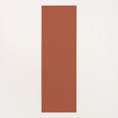 Trendy monogram | Gebrand Sinaasappel + Blush Scri Yogamat (Achterkant)