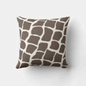 Trendy Monogram gestileerde Giraffe Pattern Pillow Kussen (Achterkant)