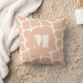 Trendy Monogram gestileerde Giraffe Pattern Pillow Kussen (Deken)