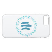 Trendy Monogram iPhone Case (Achterkant (Horizontaal))