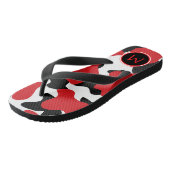 Trendy Monogram Koe Print Teenslippers (Schuin)