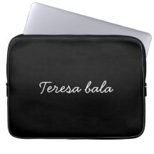 Trendy Monogram Moderne Zwarte Script Naam Stijl