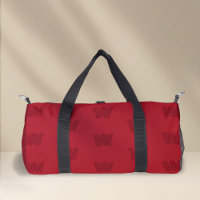 Trendy monogram, rood