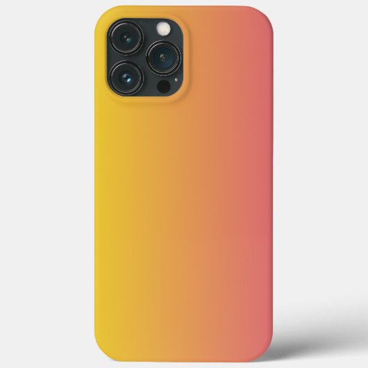 Trendy monogram roze geel Case-Mate iPhone case (Achterkant)