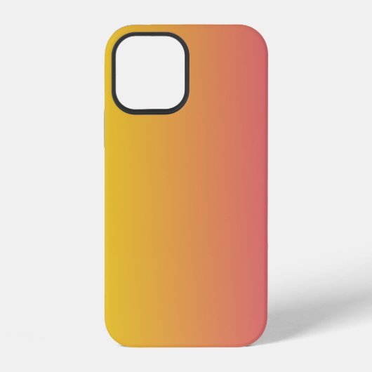 Trendy Monogram Roze Geel iPhone Hoesje (Achterkant)