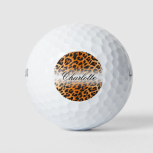 Trendy monogram stijl golfballen