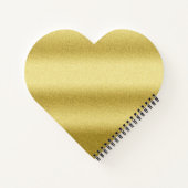 Trendy Monogram Stripes Rozen Flowers Gold Glitter Notitieboek (Achterkant)