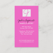 Trendy Monogram Visitekaartjes (Achterkant)