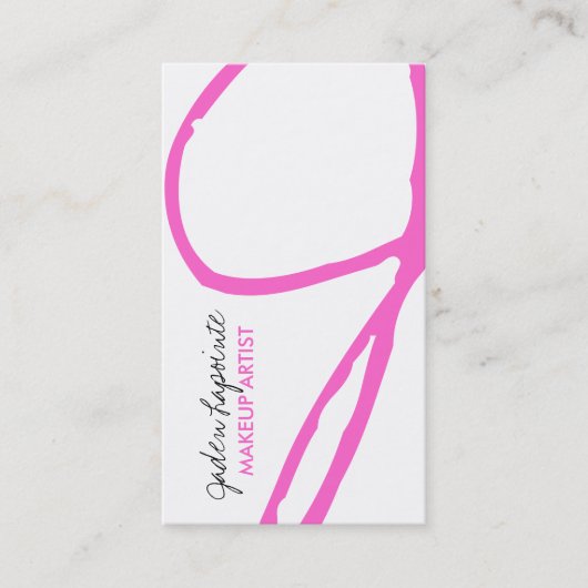 Trendy Monogram Visitekaartjes (Voorkant)
