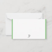 Trendy Monogrammed Elegant Simple Sjabloon (Voorkant)