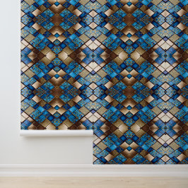 Trendy Mooi Ocean Blue Gold Collectie Behang