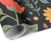 Trendy Mooie Bloemen Collectie Cadeaupapier (Rol Hoek)