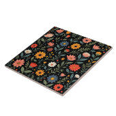 Trendy Mooie Bloemen Collectie Tegeltje (Zijkant)