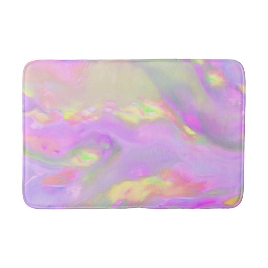 Trendy mooie kleurrijke abstracte golven badmat (Voorkant)