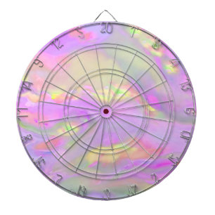 Trendy mooie kleurrijke abstracte golven dartbord