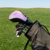 Trendy mooie kleurrijke abstracte golven golfheadcover (Insitu)