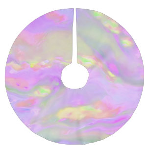 Trendy mooie kleurrijke abstracte golven kerstboom rok