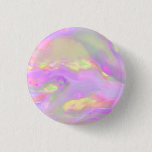 Trendy mooie kleurrijke abstracte golven ronde button 3,2 cm