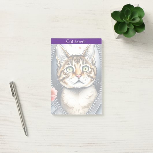 Trendy Mooie Schattigee Waterverf Kat Collectie Post-it® Notes (Kantoor)