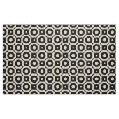 Trendy Mosaic Black & Beige Geometric Pattern Stof (Fat Quarter)