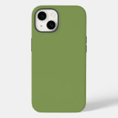 Trendy Moss Green Achtergrond Kleur deze Case-Mate iPhone Case (Achterkant)