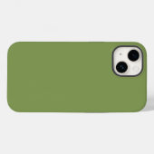 Trendy Moss Green Achtergrond Kleur deze Case-Mate iPhone Case (Achterkant (horizontaal))