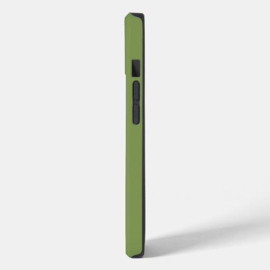 Trendy Moss Green Achtergrond Kleur deze Case-Mate iPhone Case (Achterkant / Links)