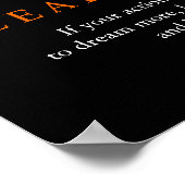 Trendy Motivatie Leadership Lion Poster (Hoek)