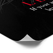 Trendy Motivatie Leadership Lion Poster (Hoek)