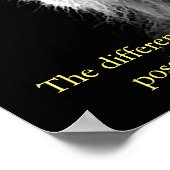 Trendy Motivatie leeuwenbepaling Poster (Hoek)