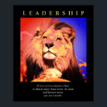 Trendy Motivatie Leiderschap Leeuw Pop Art Poster<br><div class="desc">Lion Digital Artwork - Lion Head Computer Animal Art - College Pop Art - Wild Big Cats Computer Afbeeldingen</div>