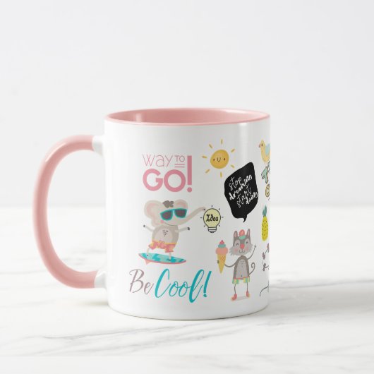 Trendy MOTIVATIE Mok Aanmoediging Afstuderen (Links)