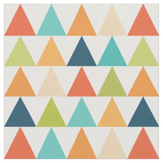 Trendy Multi-Colored driehoeken Stof (Close Up)