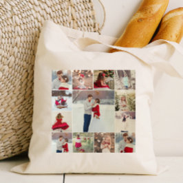 Trendy Multi Photo Collage Canvas tas