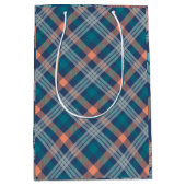 Trendy Multicolor Tartan Medium Cadeauzakje (Voorkant)