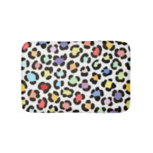 Trendy Multicolored Leopard Fur Effect Pattern