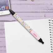 Trendy Multicolour Wild Spring Bloemen Bloemen Blo Zwarte Inkt Pen