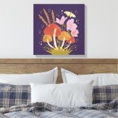 Trendy Mushroom Art Print (Insitu (Slaapkamer))