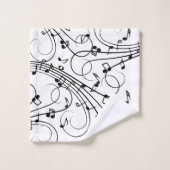 Trendy Music Design Bad Handdoek (Wasdoekje)