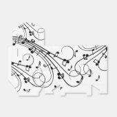 Trendy Music Design Bedankdoosjes (Uitgevouwen)