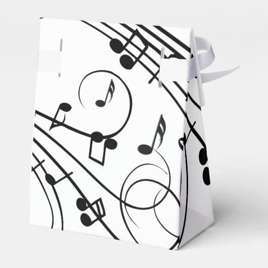 Trendy Music Design Bedankdoosjes (Achterkant)