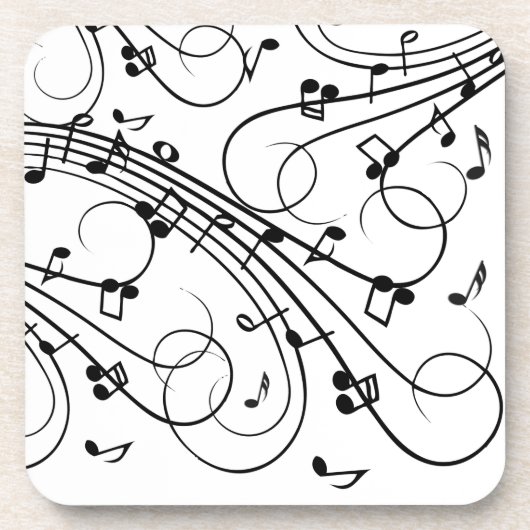 Trendy Music Design Bier Onderzetter (Voorkant)