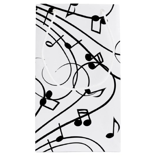 Trendy Music Design Klein Cadeauzakje (Achterkant)