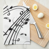 Trendy Music Design Theedoek (Quarter Fold)