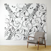 Trendy Music Design Wandkleed (In Situ (horizontaal))