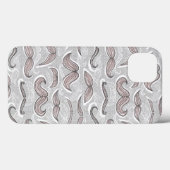Trendy Mustache Pattern Case-Mate iPhone Case (Achterkant (horizontaal))