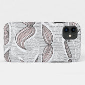 Trendy Mustache Pattern Case-Mate iPhone Case (Achterkant (horizontaal))