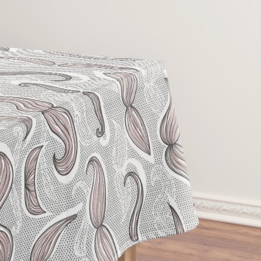 Trendy Mustache Pattern Tafelkleed (Voorbeeld)